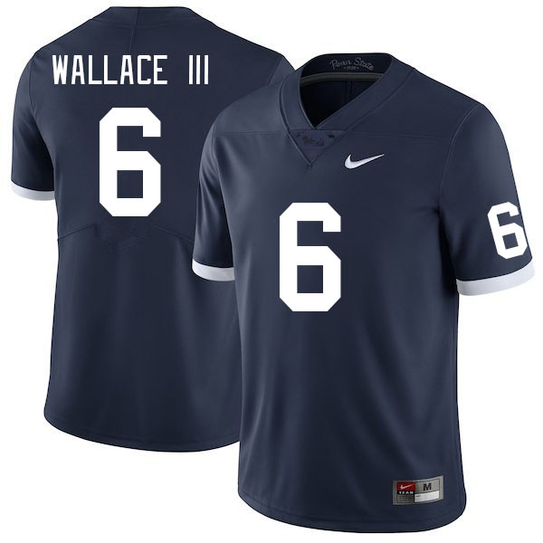 Men #6 Harrison Wallace III Penn State Nittany Lions College Football Jerseys Stitched Sale-Retro - Click Image to Close